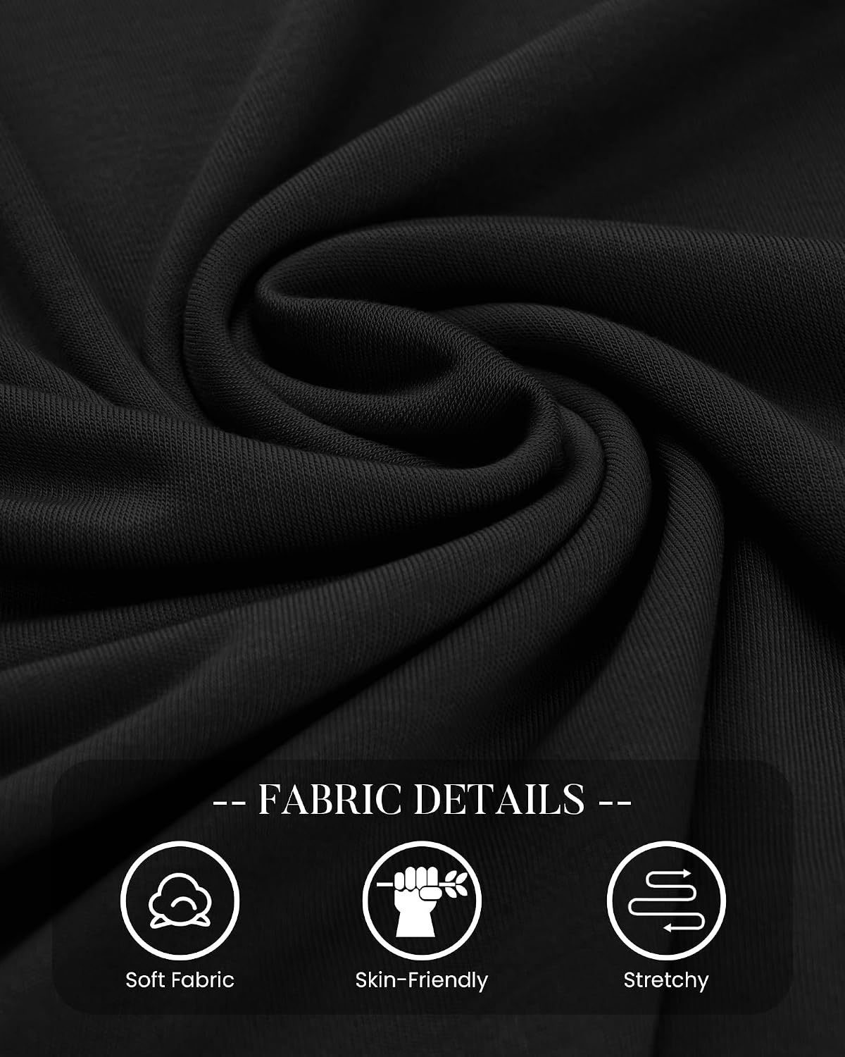 image:imageBTFBM Long Sleeve Dresses for Women Mock Neck A Line Flowy Mini DressBlack