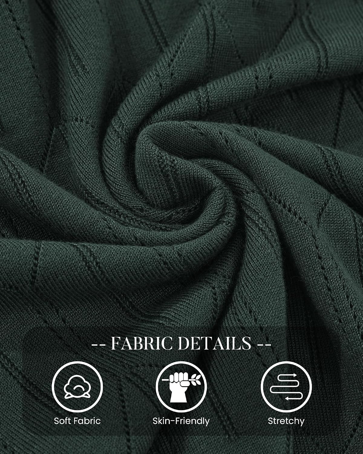 image:imageBTFBM Womens Sweaters Long Sleeve Crewneck Pullover Tops Dressy CasualDark Green