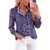 Floral Blue Multicolored