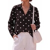 Polka Dot Dark Brown Pink