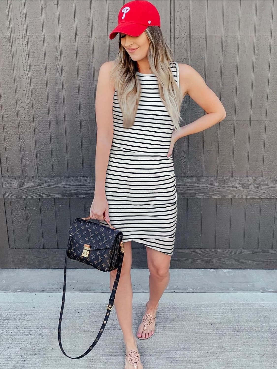 image:imageBTFBM Summer Dresses for Women Business CasualStripe
