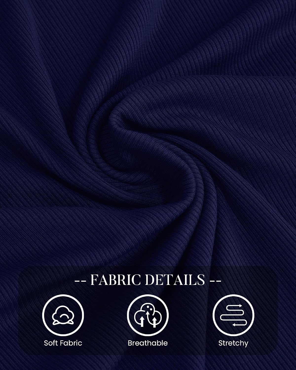 image:imageBTFBM Casual Ribbed 2 Piece Sets For Women Fall 2026Navy Blue White