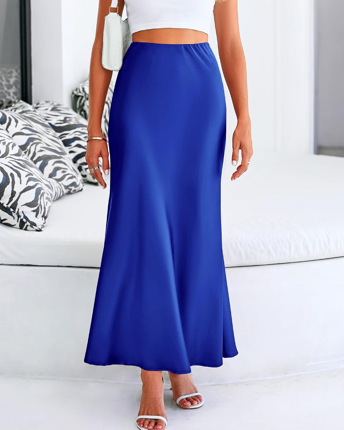 image:imageBTFBM Maxi Skirts for Women Business CasualRoyal Blue