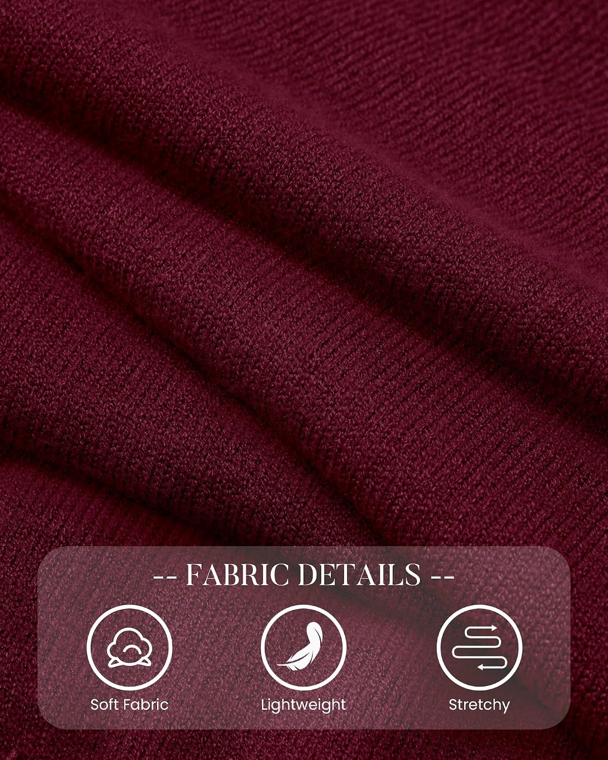 image:imageBTFBM Off The Shoulder Sweater Lightweight Going Out TopBurgundy