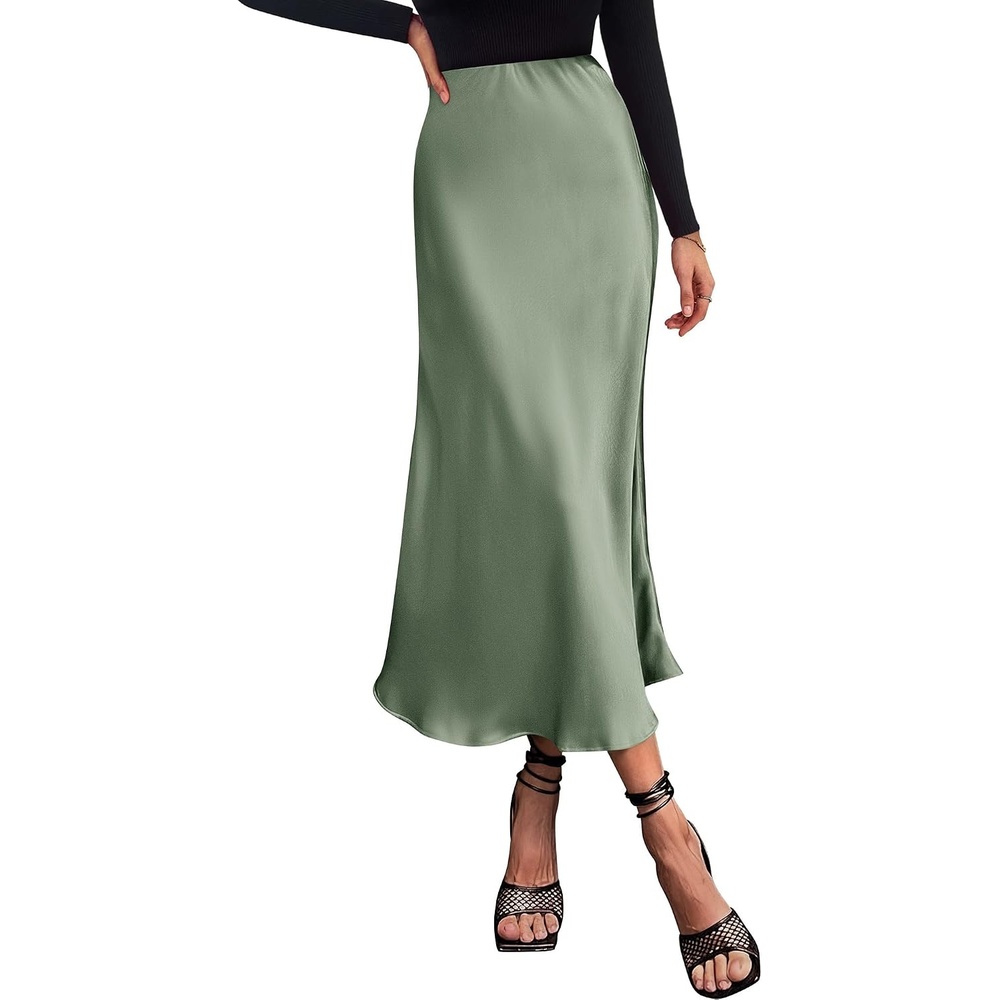image:imageBTFBM Long Skirts for Women 2026 Fall OutfitsLight Green
