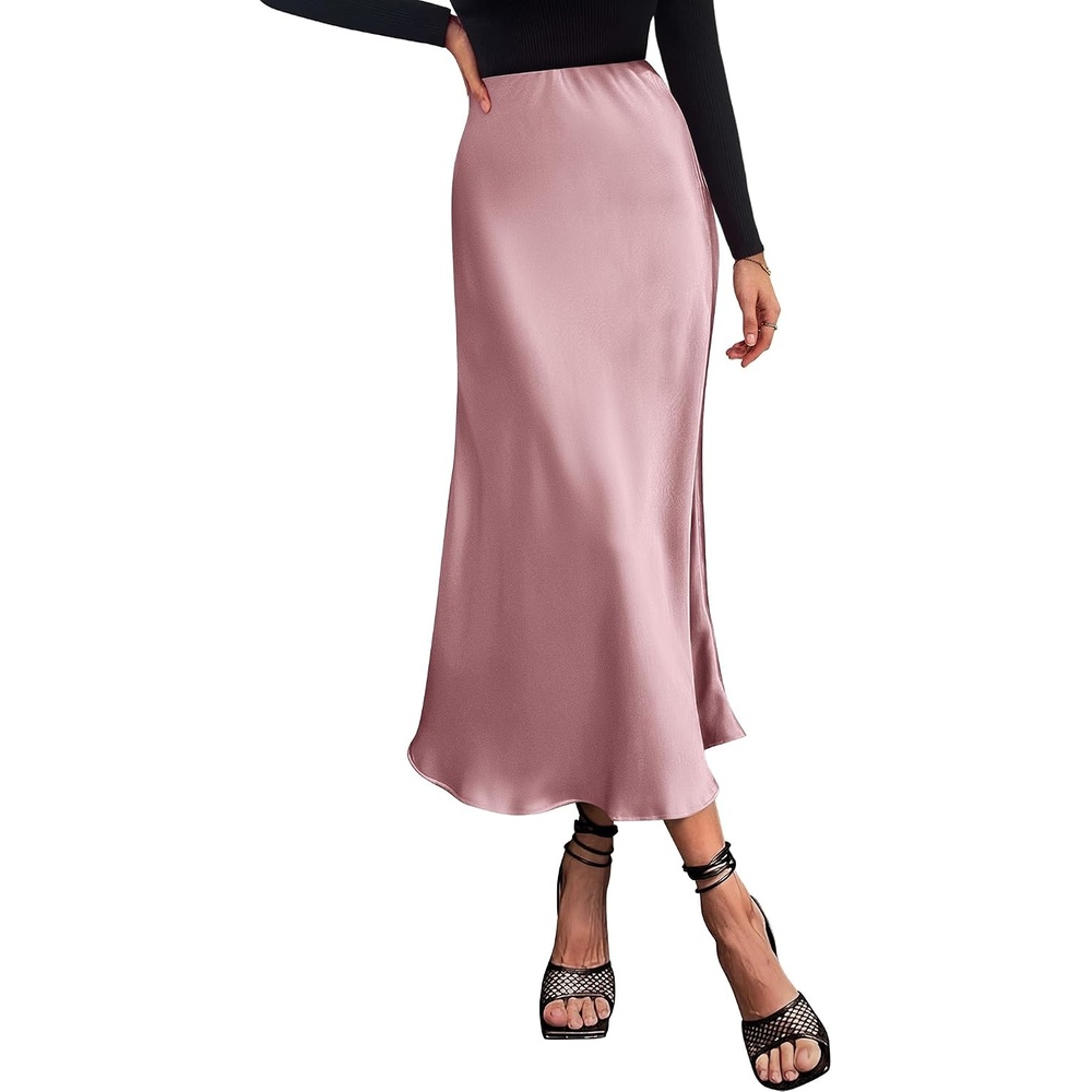 image:imageBTFBM Long Skirts for Women 2026 Fall OutfitsPink