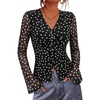 Polka Dot Black White
