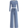 Dusty Blue White