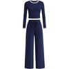 Navy Blue White