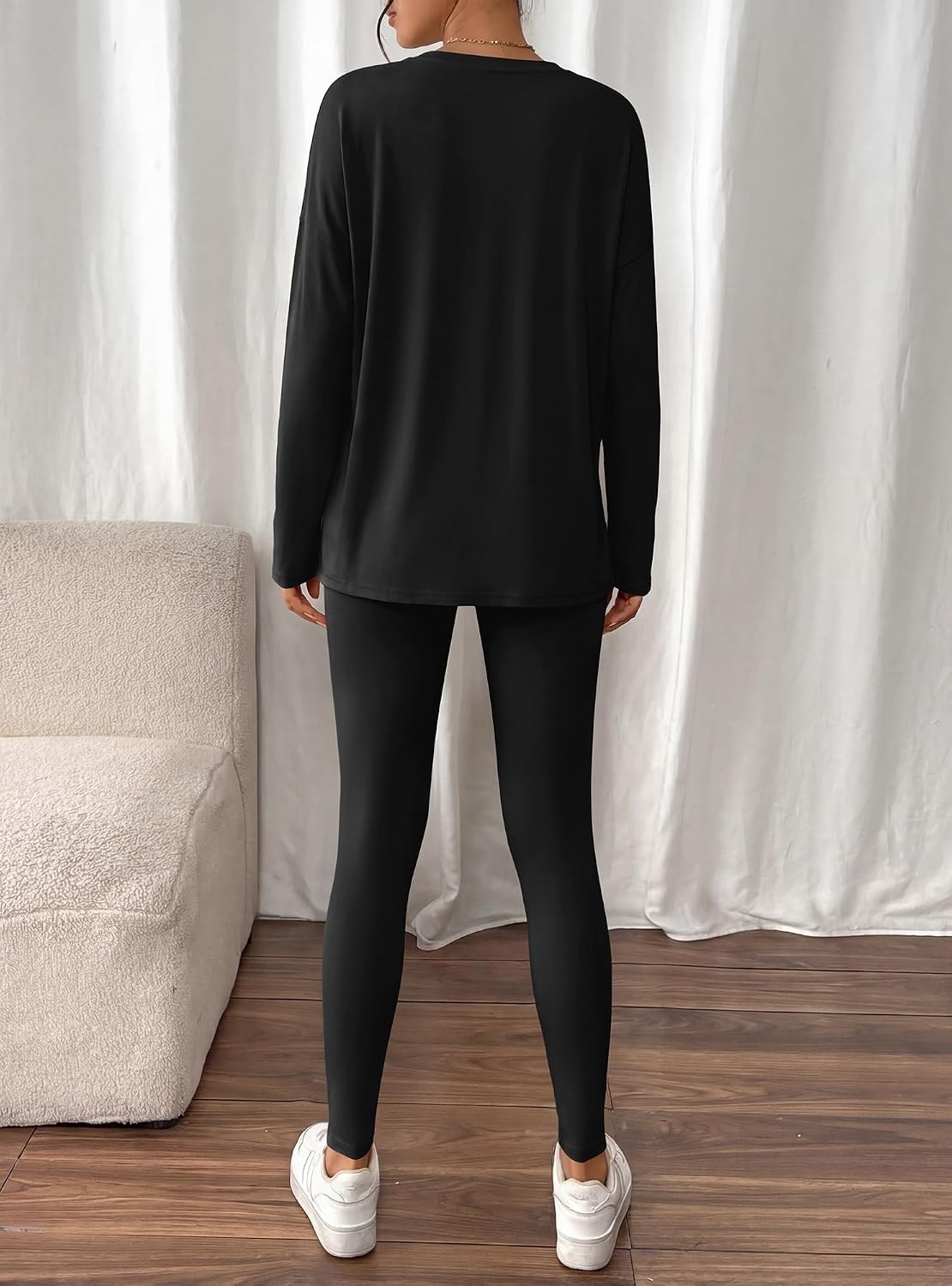 image:imageBTFBM Women 2 Piece Lounge Set Airport Travel OutfitsBlack