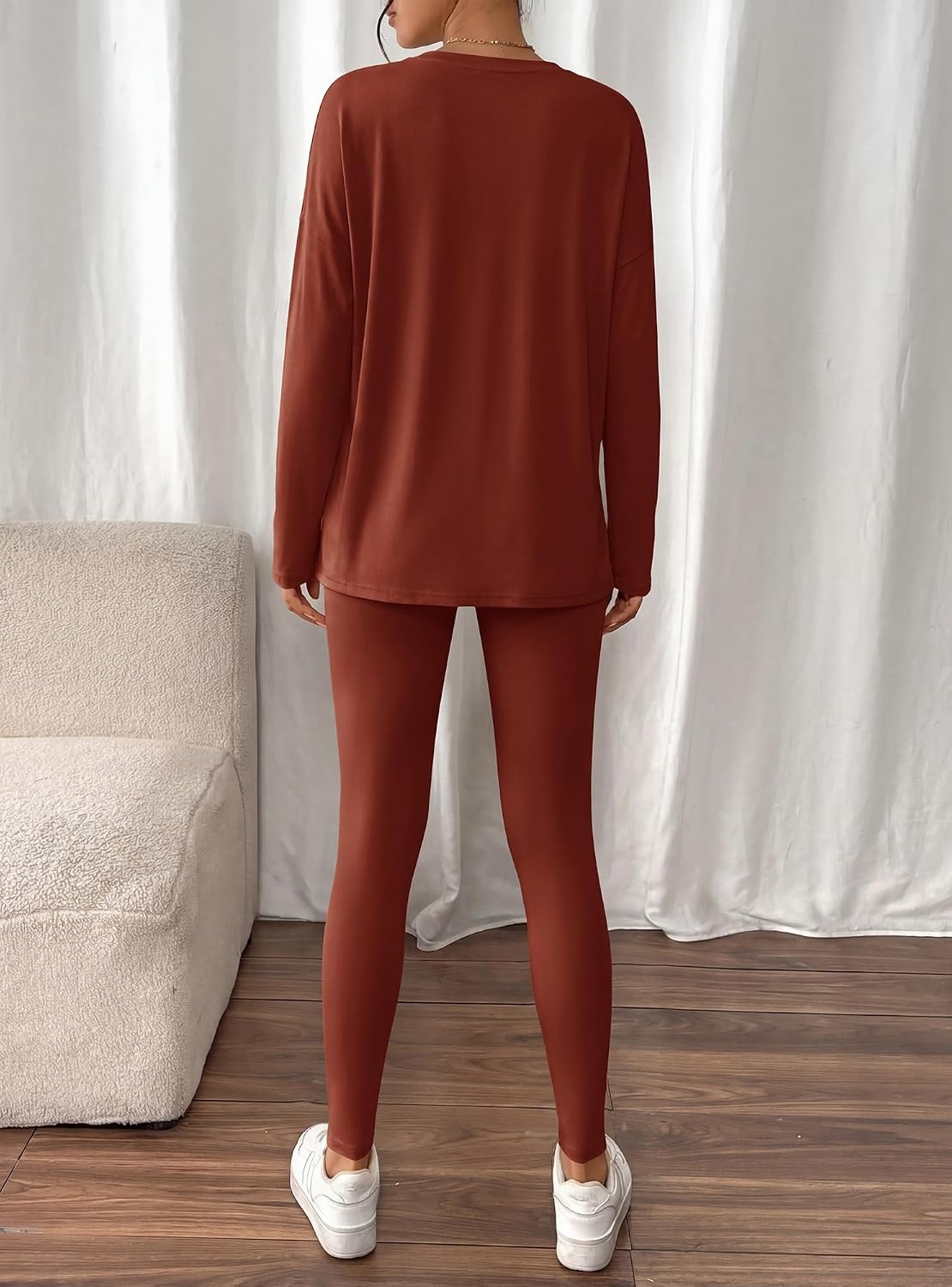 image:imageBTFBM Women 2 Piece Lounge Set Airport Travel OutfitsBrown