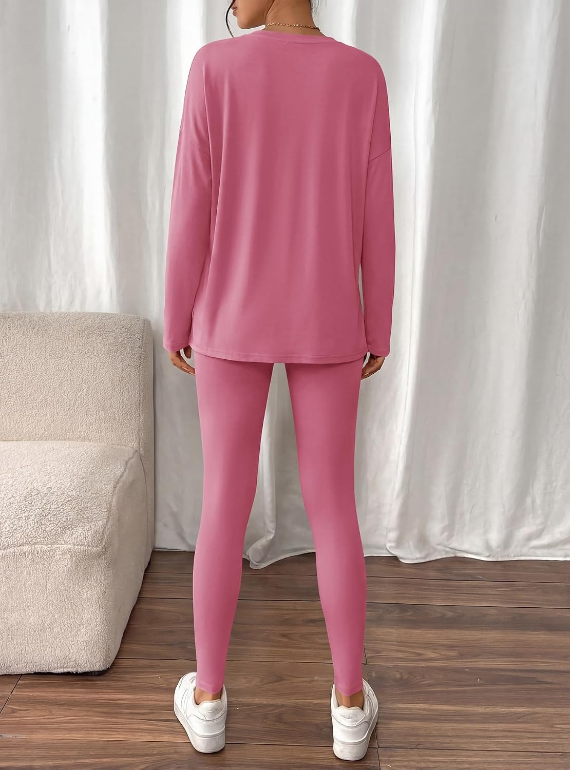 image:imageBTFBM Women 2 Piece Lounge Set Airport Travel OutfitsPink
