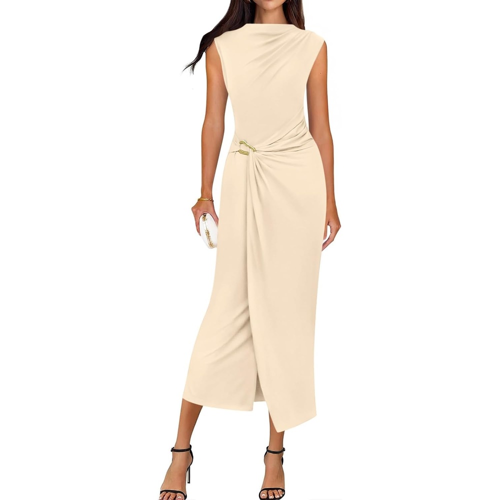 image:imageBTFBM Formal Dresses for Women 2026 Elegant ClassyBeige