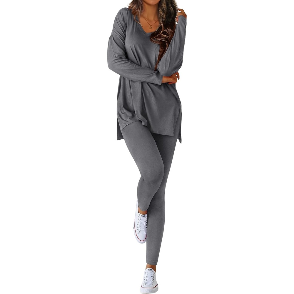 image:imageBTFBM Women 2 Piece Lounge Set Airport Travel OutfitsGrey