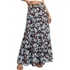 Floral Brown Light Blue