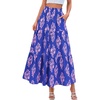 Dark Blue Pink Flower