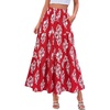 Floral Red White Flower