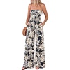 Floral Black Beige