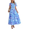 Floral Blue Purple