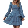 Floral Royal Blue