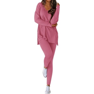 BTFBM Women 2 Piece Lounge Set Airport Travel Outfits(Pink)