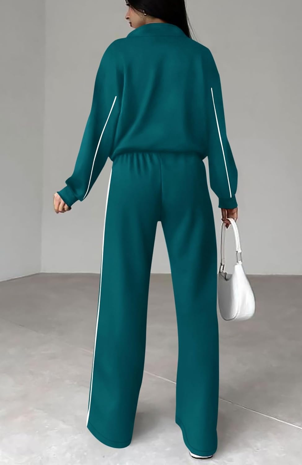image:imageBTFBM Fall Outfits For Women 2026 Lounge Sets Airport OutfitsBlue Green