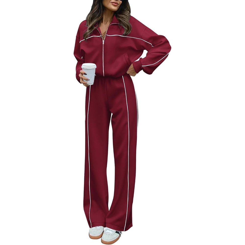 image:imageBTFBM Fall Outfits For Women 2026 Lounge Sets Airport OutfitsBrick Red