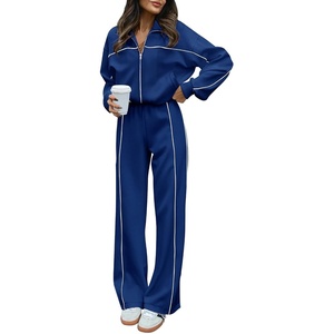 BTFBM Fall Outfits For Women 2026 Lounge Sets Airport Outfits(Dark Blue)