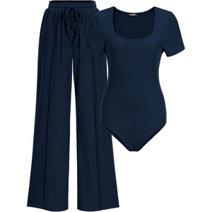 BTFBM Casual 2 Piece Sets For Women Summer 2026(Navy)