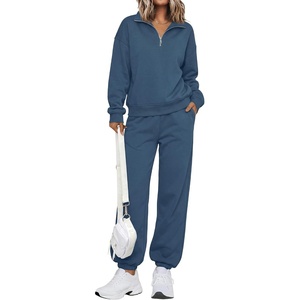 BTFBM Women’s 2 Piece Matching Lounge Set Sweatsuits Fashion Clothing(Blue)