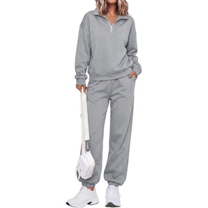 BTFBM Women’s 2 Piece Matching Lounge Set Sweatsuits Fashion Clothing(Grey)